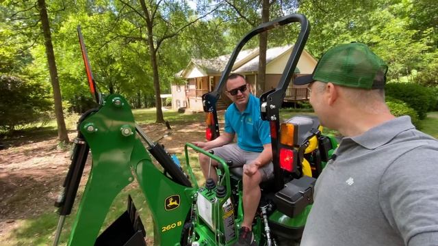 Доставка и Испытание Мини Трактора и Газонокосилки John Deere 1025r и Z365r, Южная Каролина Влог СШ смотреть онлайн