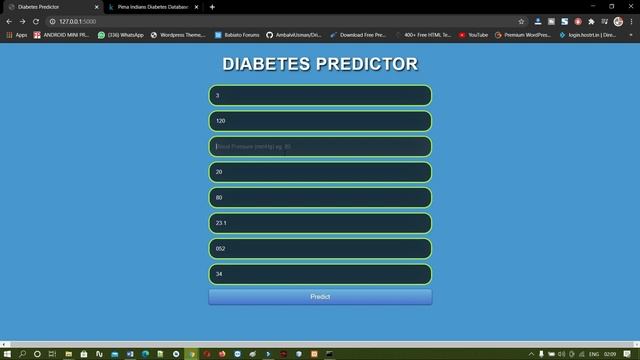 Diabetes Prediction using Machine Learning Project Code, Web App, Flask, Python смотреть онлайн