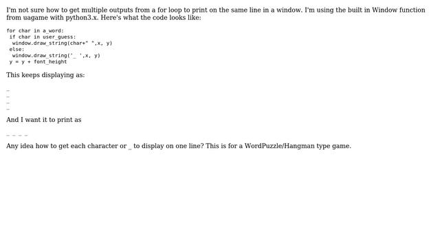 Print on one line in python Window (2 Solutions!!) смотреть онлайн