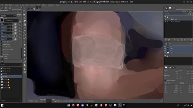 Blood Maiden Timelapse - upscale/overpaint (GIMP 2.99) (WIP) смотреть онлайн