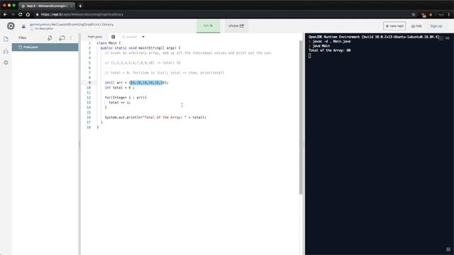 Java - Sum and Average of an Array смотреть онлайн