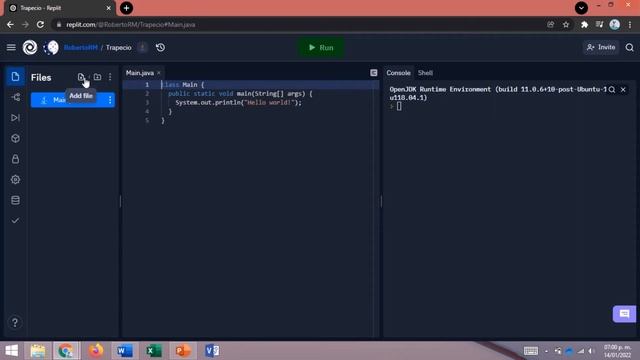 Guía para realizar una práctica de POO (Java) en Replit смотреть онлайн