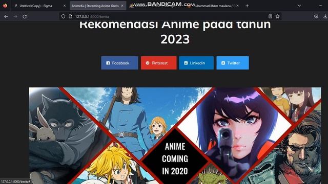 DEMONSTRASI WEBSITE STREAMING ANIME (LARAVEL9) | PROJECT UAS смотреть онлайн