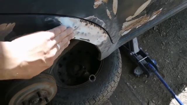 Вытягиваю арку. Как вытянуть вмятины без споттера. смотреть онлайн