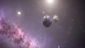 Футаж для видеомонтажа полет планет в космосе