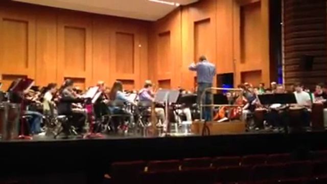 GBYO Principal Orchestra playing Gary Gibson's Beyond the Bridge смотреть онлайн