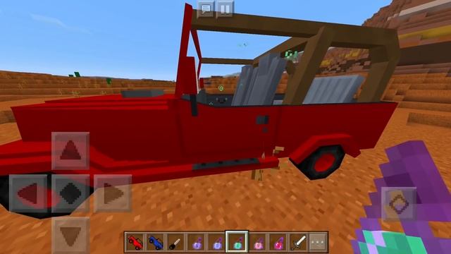 Minecraft Pocket Edition 1.0.2 - Cars in Minecraft Pocket Edition (JEEP ADDON) смотреть онлайн