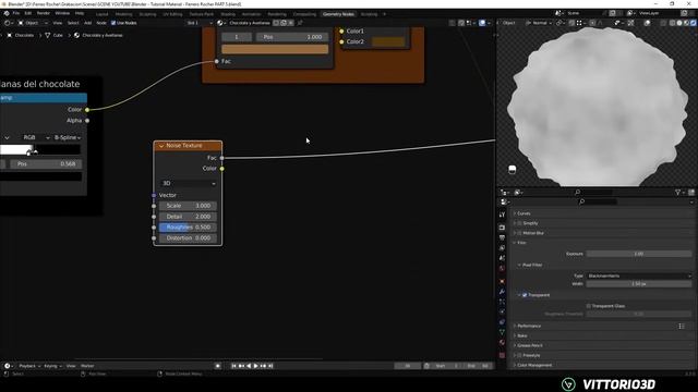 Blender - Tutorial material: Chocolate y avellanas - Ferrero Rocher - Capítulo 05 смотреть онлайн