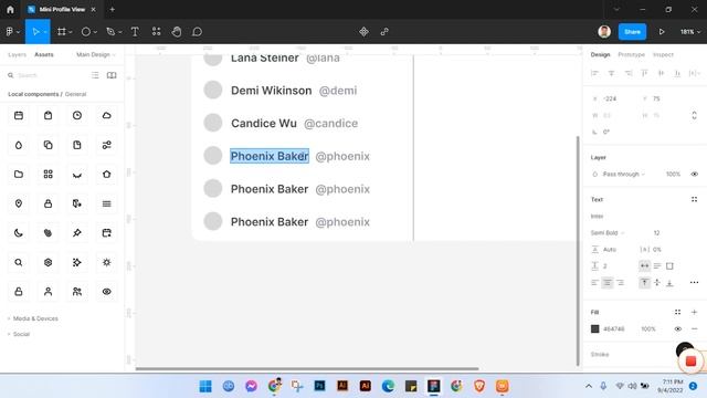 User Profile UI Design Figma | Deep_secret смотреть онлайн