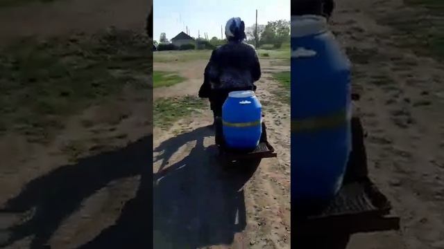Мотоблок-лучшее средство передвижения в деревне???? смотреть онлайн