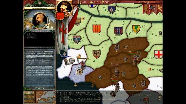 Let's Play Crusader Kings: Deus Vult - Part 53 - Portugal Expands смотреть онлайн