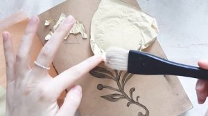 Как наносить поталь на все поверхности, эффект золочения