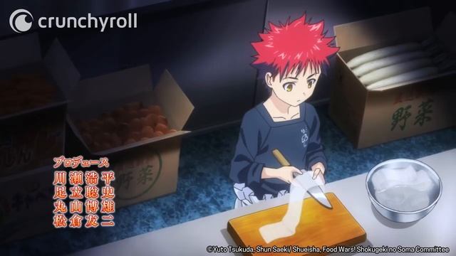 Food Wars! Shokugeki no Soma OPENING 1 | Kibō no Uta (HD) смотреть онлайн