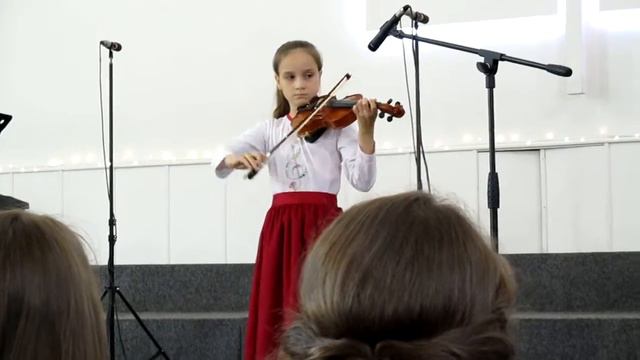 Сырская Аня И.С.Бах менуэт смотреть онлайн