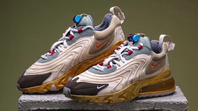 Travis Scott x Nike Air Max 270 React смотреть онлайн