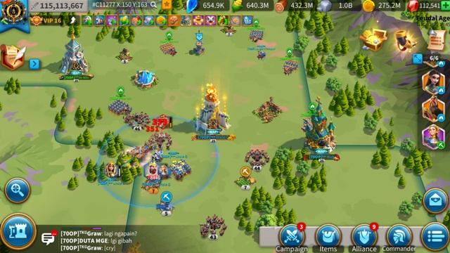 RAHASIA SULTAN UncleG RANK 1 ARMS TRAINING Dgn Alexander Martel KD 2170 | Rise Of Kingdoms Indonesi