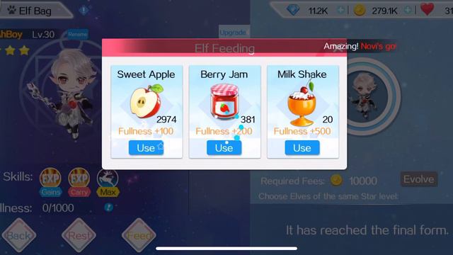 How To Envolve ROSE PRINCE elf in AU2 mobile смотреть онлайн