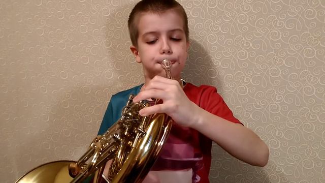 French horn Валторна Happy birthday смотреть онлайн