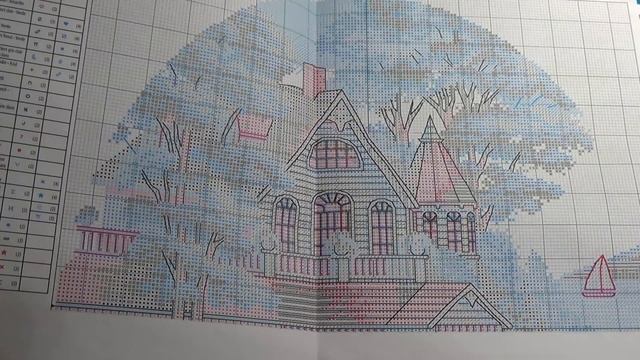 Видео-обзор набора для вышивания. Dimensions. Викторианский дом. Victorian home. Needlework. смотреть онлайн