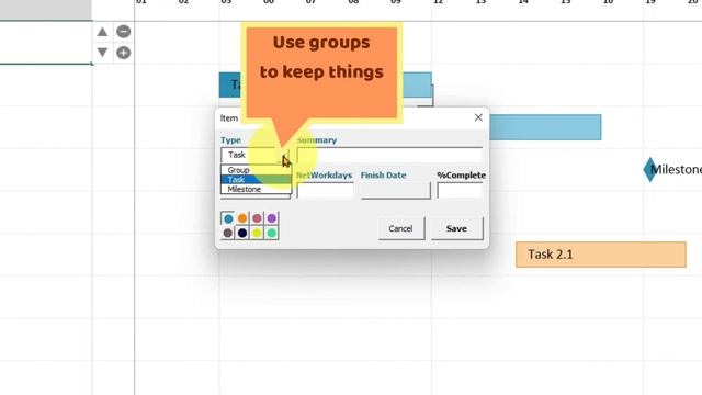 Gantt Chart with Task Dependencies | Awesome & Beautiful Excel Template смотреть онлайн