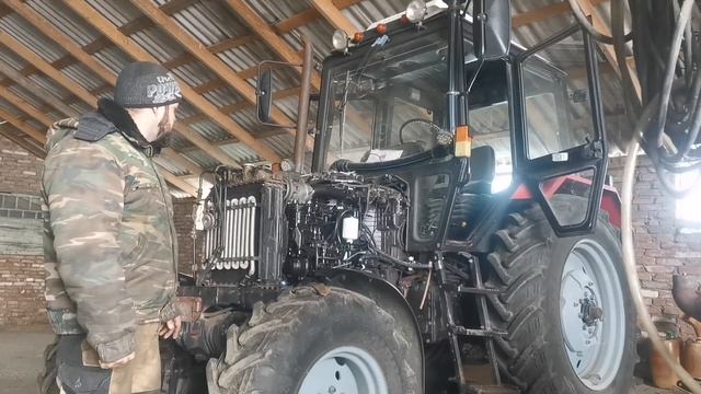 Первый запуск двигателя д-245 МТЗ_892.