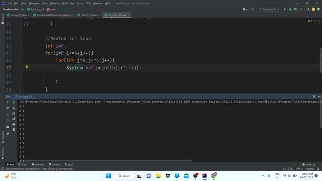 For Loops in Java #15 -Part 2(Coding) | Looping Statement | Java Course | Java Tutorial | Pointers смотреть онлайн