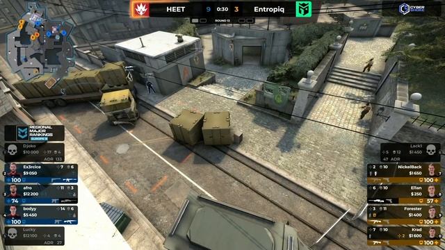 Entropiq vs HEET | Map 2 Overpass | PGL RMR EUROPE B - Day 3 смотреть онлайн