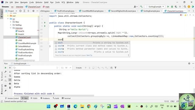 Java 8 Interview Questions| Character Count In String смотреть онлайн