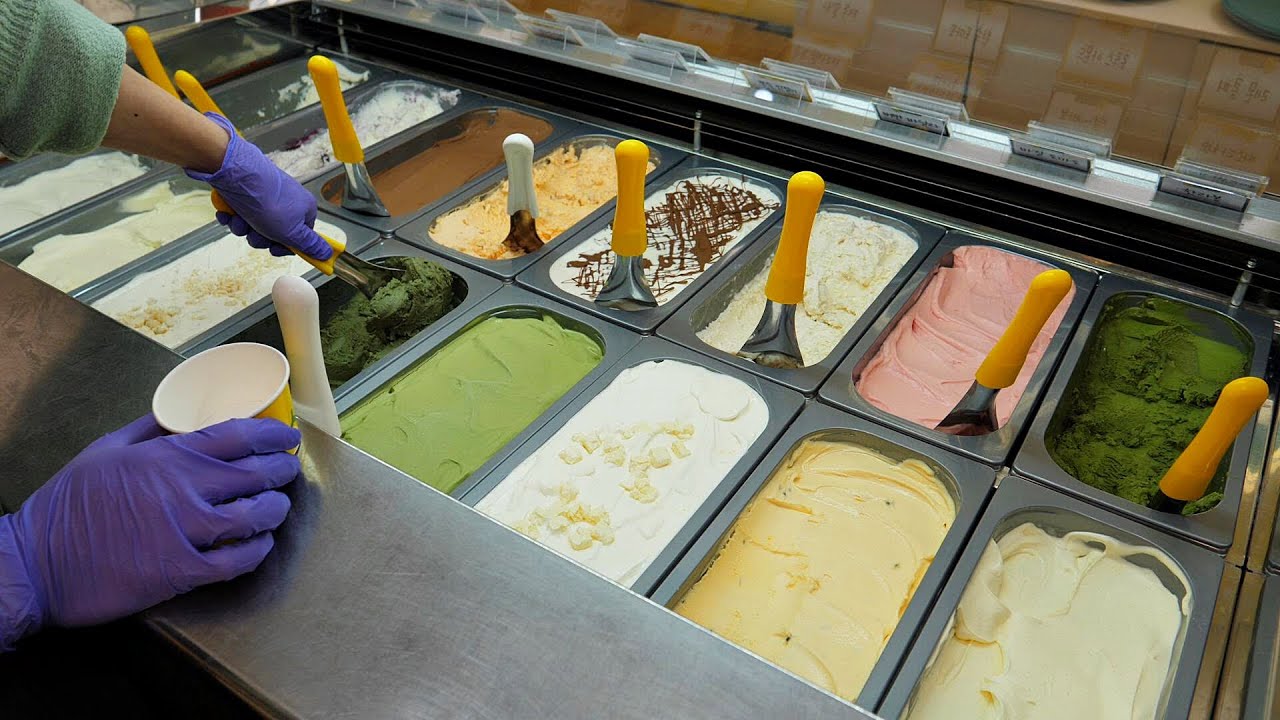 Домашнее Мороженое (лимон, клубника, помидор) / Магазин корейского мороженого смотреть онлайн