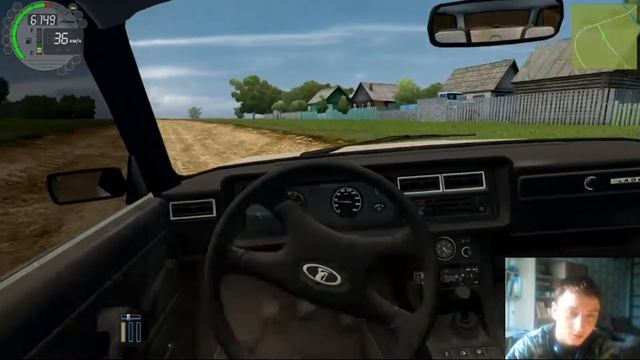 Везу деда в магазин City Car Driving. Советую Посмотреть!!!!! смотреть онлайн