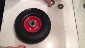 Бескамерное колесо 4.10/3.50-4 для тележек