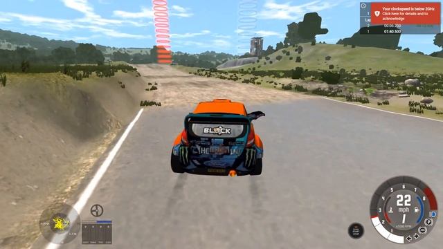 BeamNG.drive 0.15.0.5.7940 (Time Trials) (Ford Fiesta) смотреть онлайн