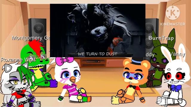 Security Breach reacts to Burntrap song// Gacha Club// Fnaf // смотреть онлайн