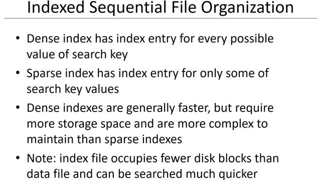 Chapter 12 Physical file organization and indexing смотреть онлайн