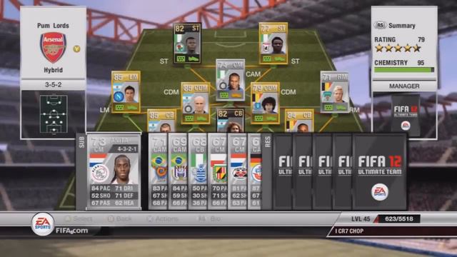 FIFA 12 UT | Team Building | Under 50k Hybrid