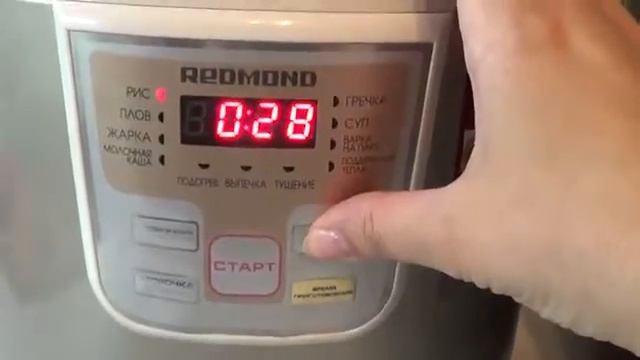 Гречневая каша в мультиварке Redmond смотреть онлайн