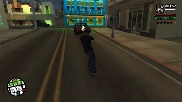 GTA SA - Skateboard Mod смотреть онлайн