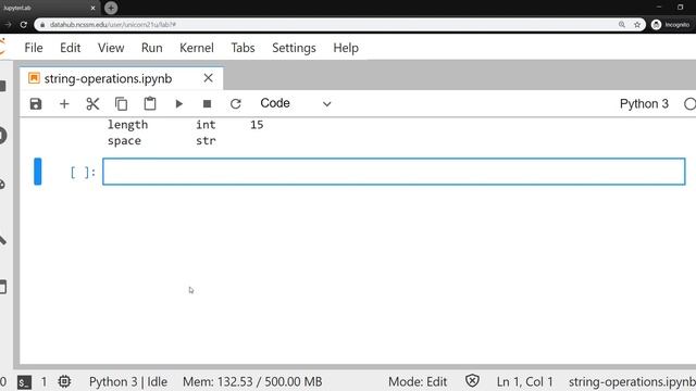 String Operations in Python смотреть онлайн