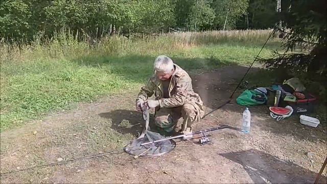 Дневные поимки осетра. Клёвое место, Лосиный остров, нижний водоём. смотреть онлайн