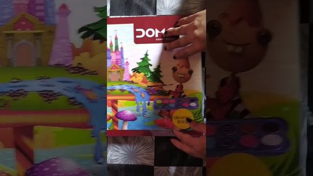 How to draw flower with string pull #water colour # kids easily draw it. смотреть онлайн