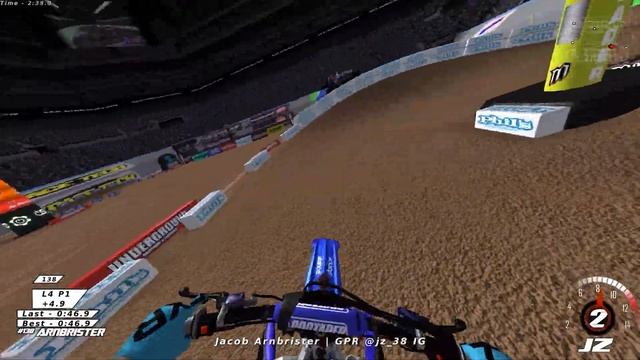2022 Rd. 11 Indianapolis Supercross On Board - Mx Simulator смотреть онлайн
