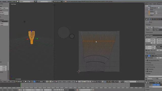 Создание простой развертки для волос СЛ в Blender смотреть онлайн