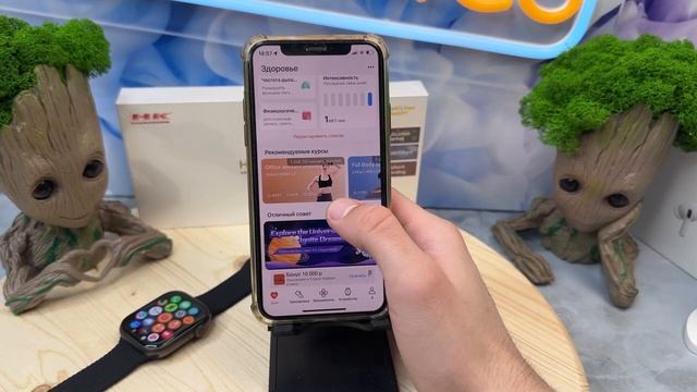 SMART WATCH HK9 PRO PLUS ОБЗОР ЛУЧШЕЙ КОПИИ APPLE WATCH 9 смотреть онлайн