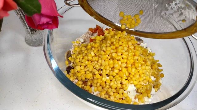 Göbələk Salatı! Az Ərzaqlı Çox dadlı Salat resepti.Грибной салат.Qo'ziqorinli salat смотреть онлайн