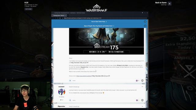 Free Umbra Forma! Warframe Devstream 175 Next Week November 24! смотреть онлайн