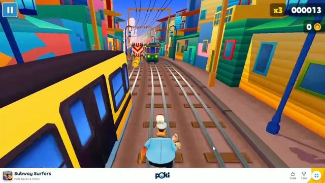 Fiz no coin pela primeira vez - SUBWAY SURFERS смотреть онлайн