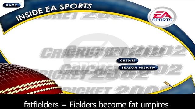 EA Cricket 2002 All Cheats - PC version смотреть онлайн