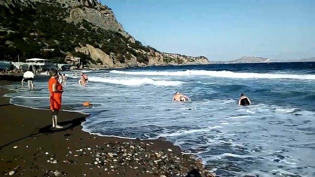 КРЫМ Новый Свет 12.09.19 Штормит Приветы смотреть онлайн