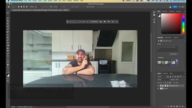 Upscale video with Generative AI in Photoshop BETA #generativefill #photoshopbeta смотреть онлайн
