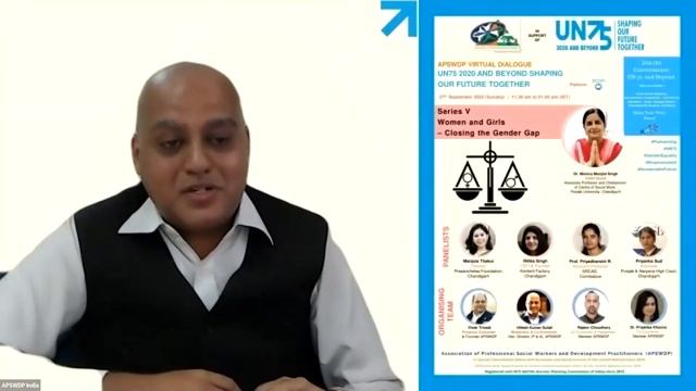 APSWDP UN 75 Virtual Dialogue Series V- Women and Girls Closing the Gender Gap смотреть онлайн